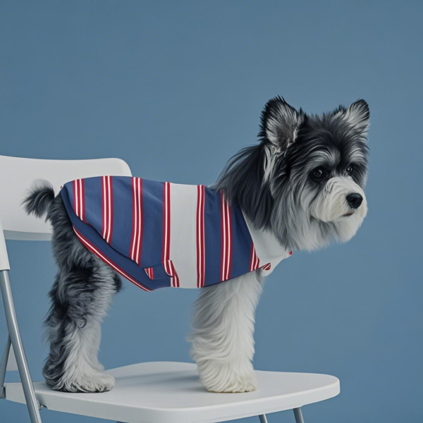 Dog striped polo shirt - Image 2