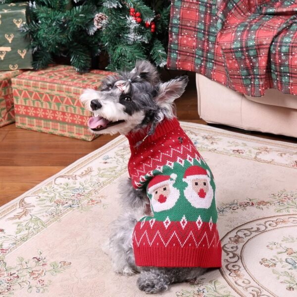 Soft and Cozy Dog Flannel Coat - Image 2