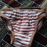 Striped sanitary pants for dogs photo review