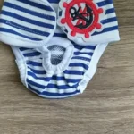 Striped sanitary pants for dogs photo review