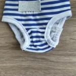 Striped sanitary pants for dogs photo review