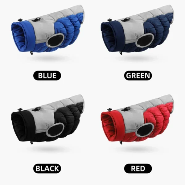 Zipper Dog Winter Warm Dog Coat Jacket - Image 6