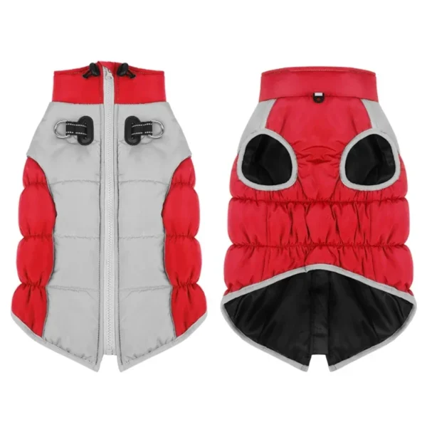 Zipper Dog Winter Warm Dog Coat Jacket
