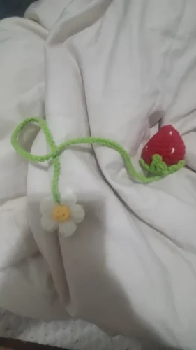 Ins-style Korean hand-woven small flower pet crossbody bag photo review