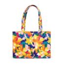 Pet harness, Leash, Collar, Drool bib, Dog clothes, Set - Colorful Oil Painting-style Handbag